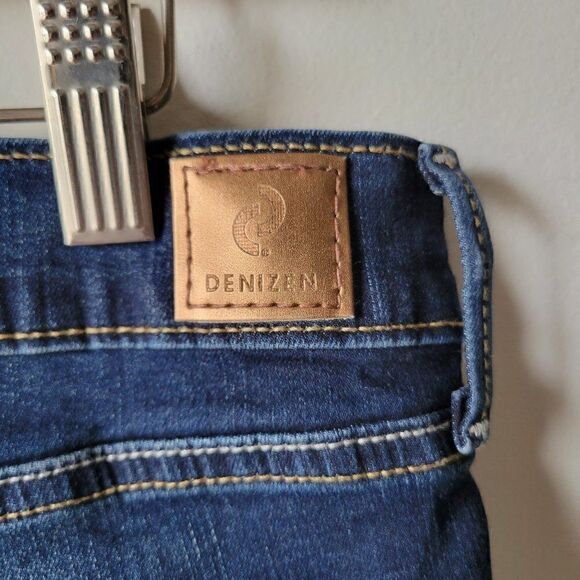 EUC DENIZEN FROM LEVIS HI RISE CUFFED JEGGING CROP SIZE 33 WAIST / 12 - Picture 12 of 16